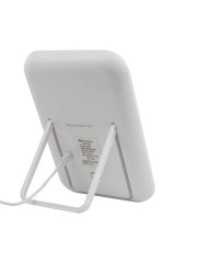 Зеркало настольное прямоугольное (190*130*20мм, цвет белый) 52874