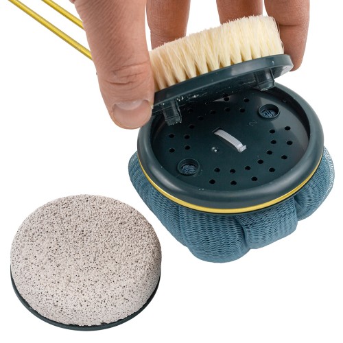 Набор банных принадлежностей по уходу за телом (темно зеленый)