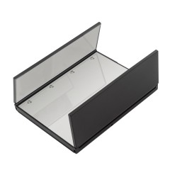 Зеркало настольное (155*122*13мм, цвет черный) 54729